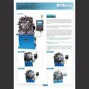 EXCEED CO. Korea MTF-20 CNC Spring Making Machine - Precision Spring Manufacturing