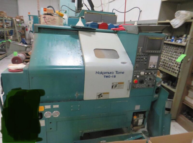 CNC LATHE MACHINE TURNING CENTER NAKAMURA TNC-18