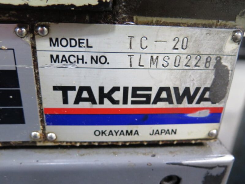 CNC TURNING CENTER/ CNC LATHE TAKISAWA TC20